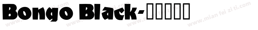Bongo Black字体转换